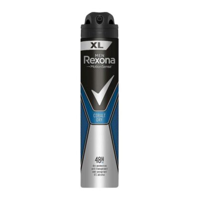 اسپری بدن مردانه رکسونا مدل کوبالت درای (Cobalt Dry)