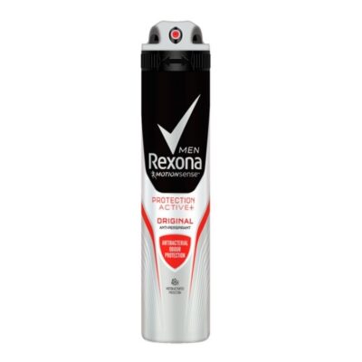 اسپری بدن مردانه رکسونا مدل پروتکشن اکتیو+ (Protection Active+) حجم 200 میلی لیتر