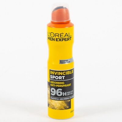 اسپری ضد تعریق مردانه اکسپرت من لورال Loreal Men Expert Invincible Sport