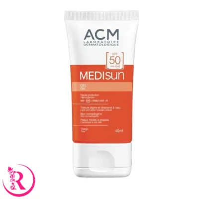 کرم ضدآفتاب ژل ای‌سی‌ام 40 میل مدل MEDISUN SPF50 تاریخ نزدیک
