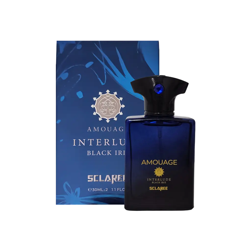 مردانه-اسکلاره-Sclaree-مدل-آمواج-اینترلود-بلک-ایریس-Amouage-Interlude-Black-Iris-حجم-30-میلی-لیتر-طرح-مارک.webp