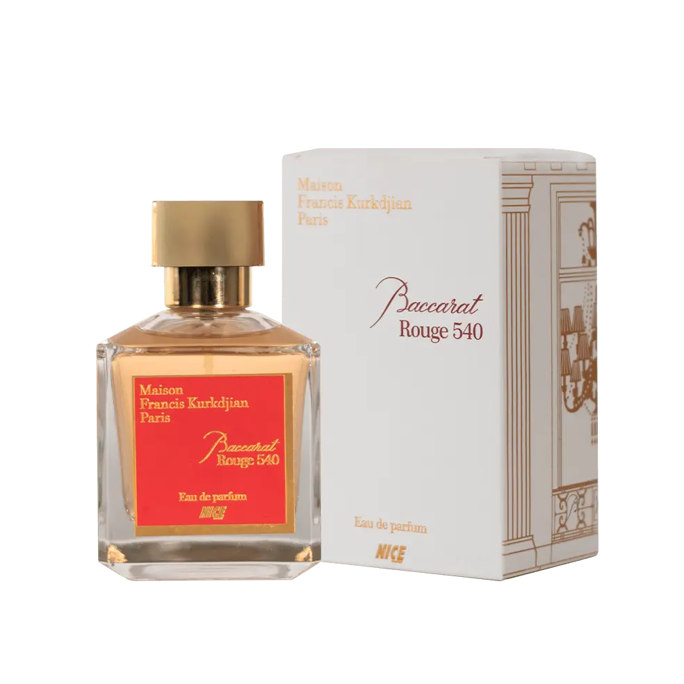 نایس-Nice-مدل-باکارات-رژ-Baccarat-Rouge-540-حجم-100-میلی-لیتر-طرح-مارک.webp